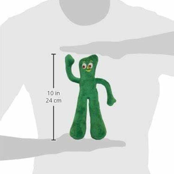 Multipet Gumby Plush Filled Dog Toy, Green, 9 inch (Pack of 1) - Picture 5 of 7